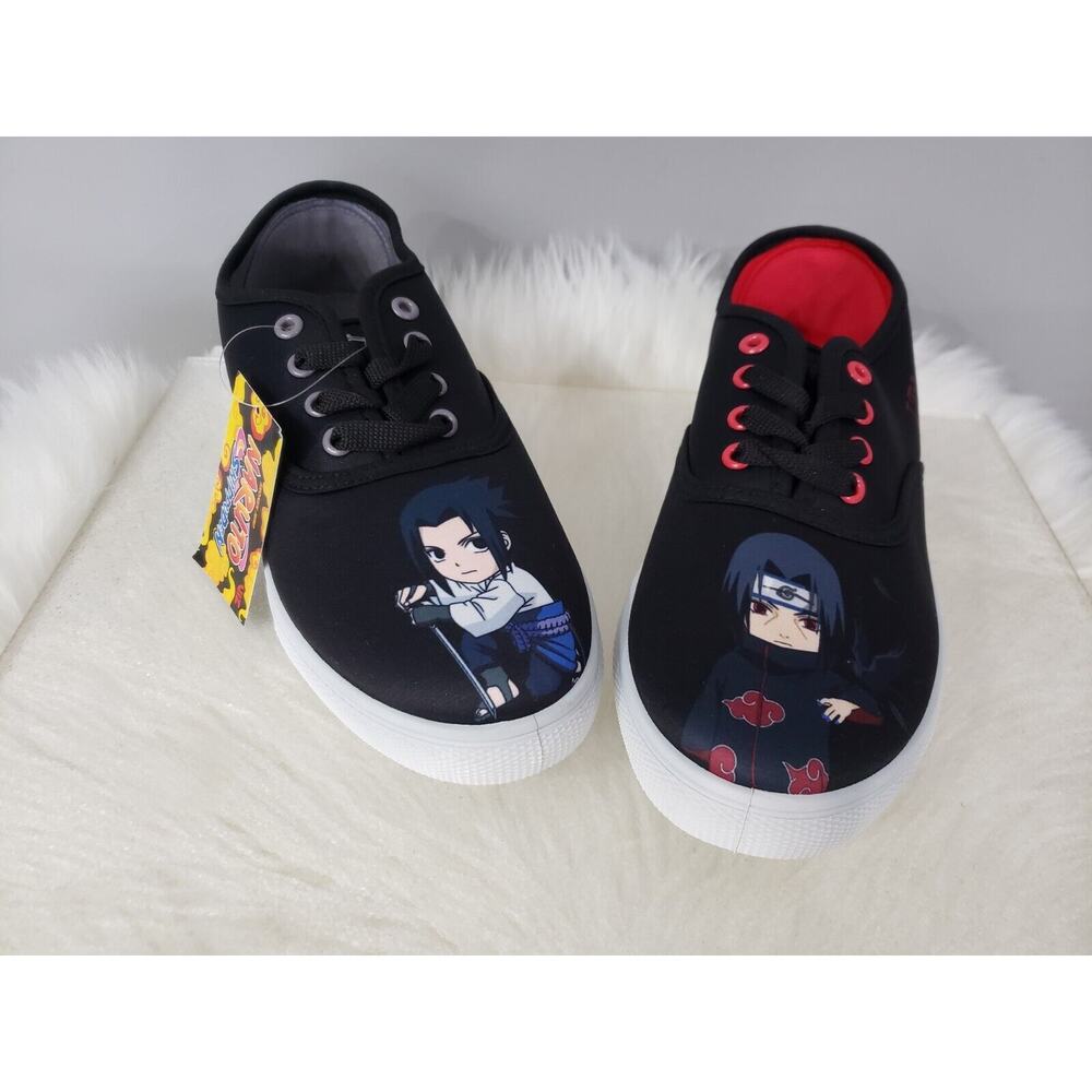 NEW WOMEN size‎ 10 Naruto & Sasuke Shippuden Shonen Jump Shoes Sneakers Anime